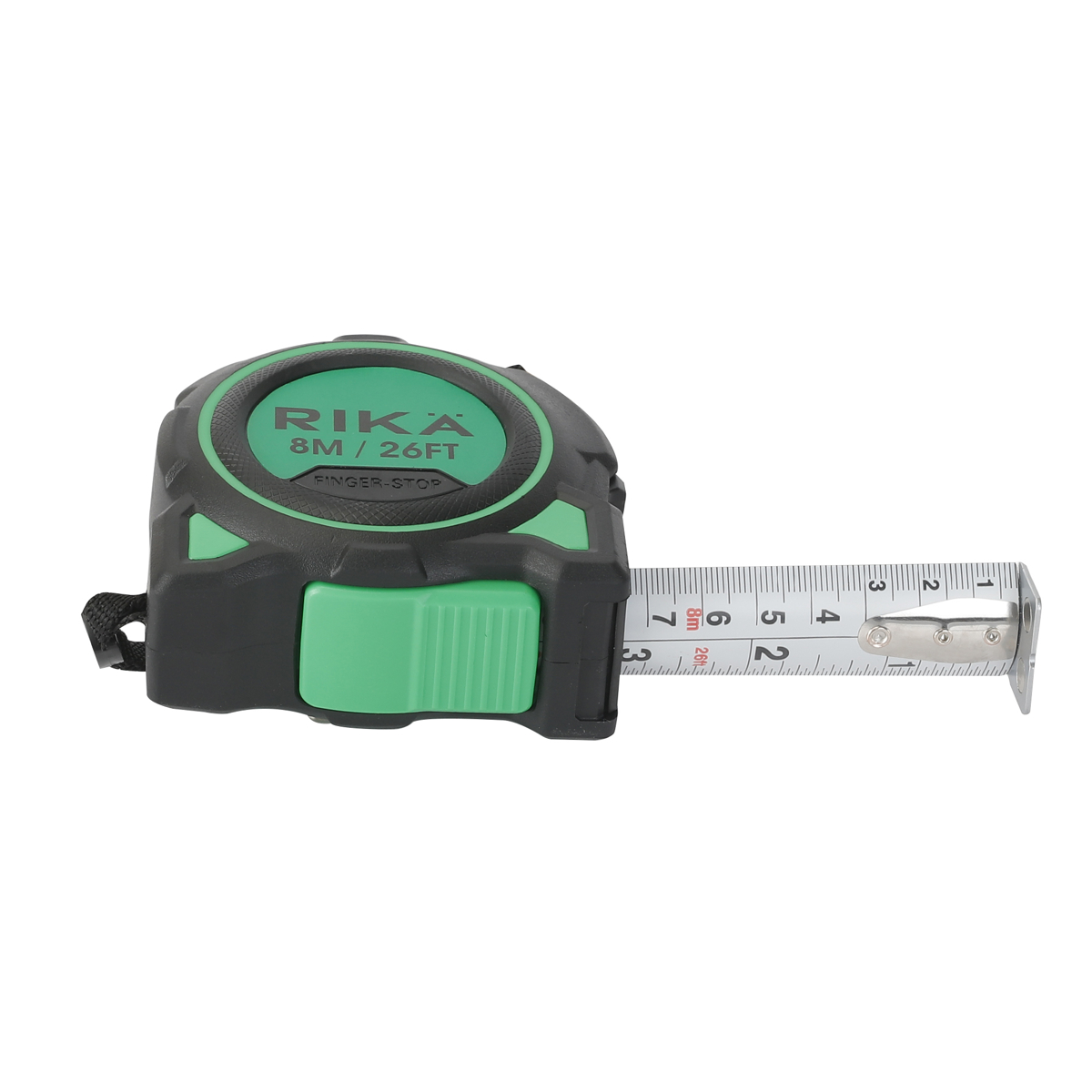 Rikä 8m Heavy Duty Tape Measure | Impact Resistant with 2.8m Standout